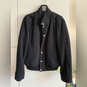 Zara black varsity jacket